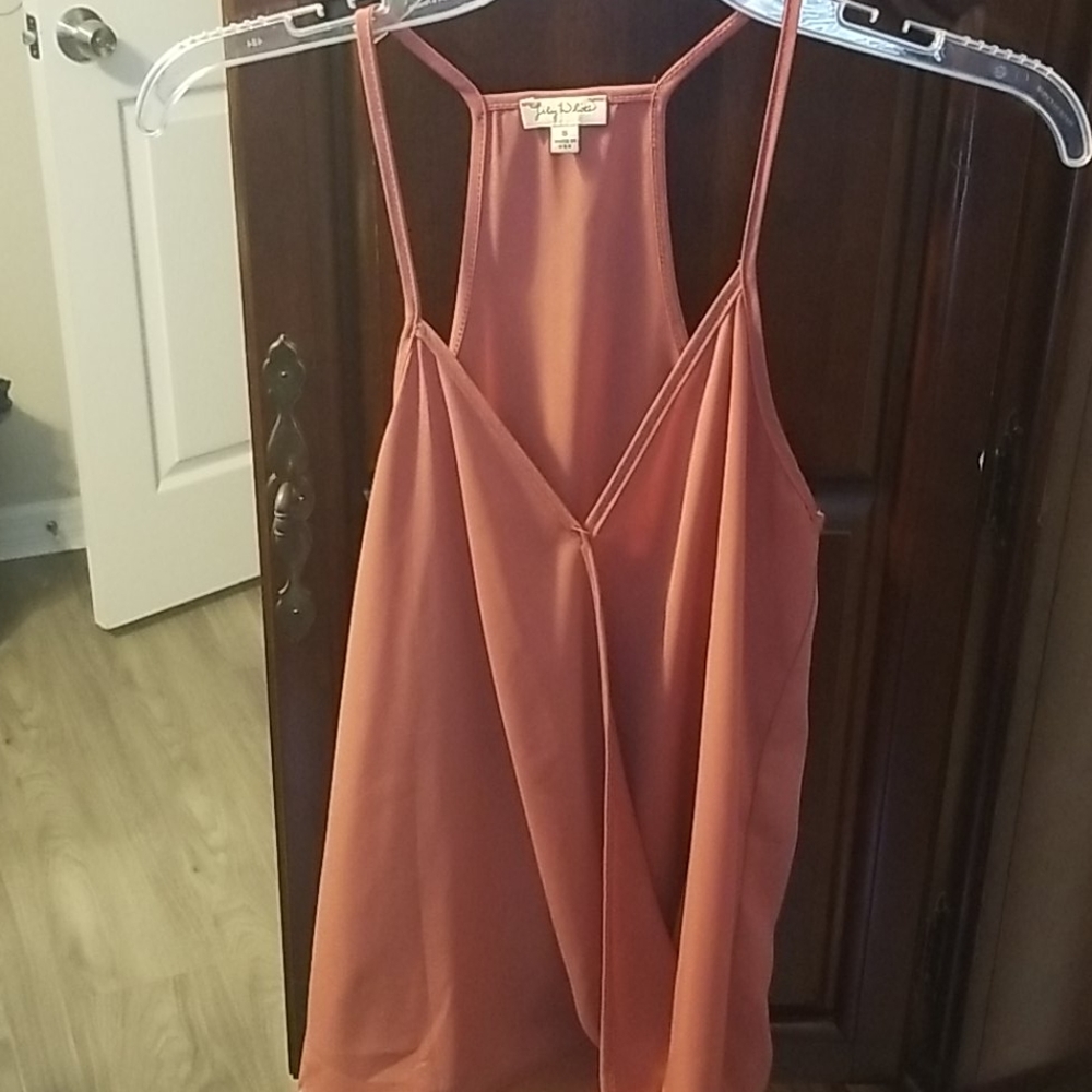 Dressy thin strap tank top